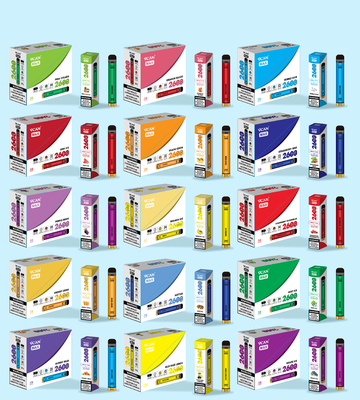 Тип c максимальных сигарет цвета градиента 2600puffs устранимых электронных перезаряжаемые
